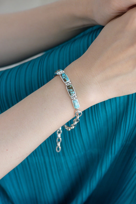 Boulder Turquoise Canyon Bracelet By Ed Design