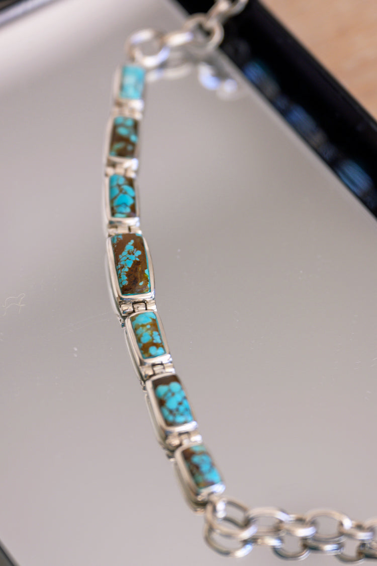 Boulder Turquoise Canyon Bracelet By Ed Design