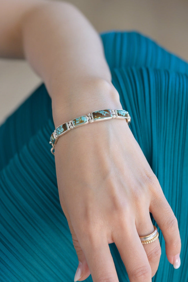 Boulder Turquoise Canyon Bracelet By Ed Design