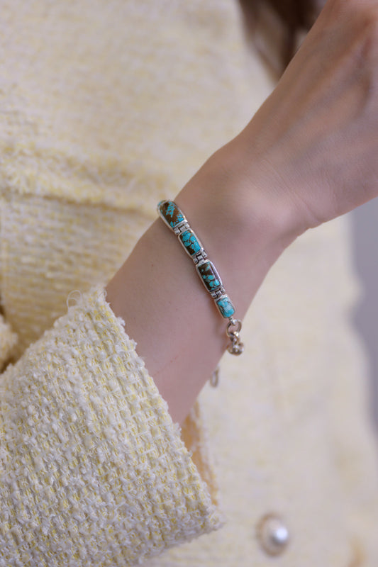 Boulder Turquoise Canyon Bracelet By Ed Design