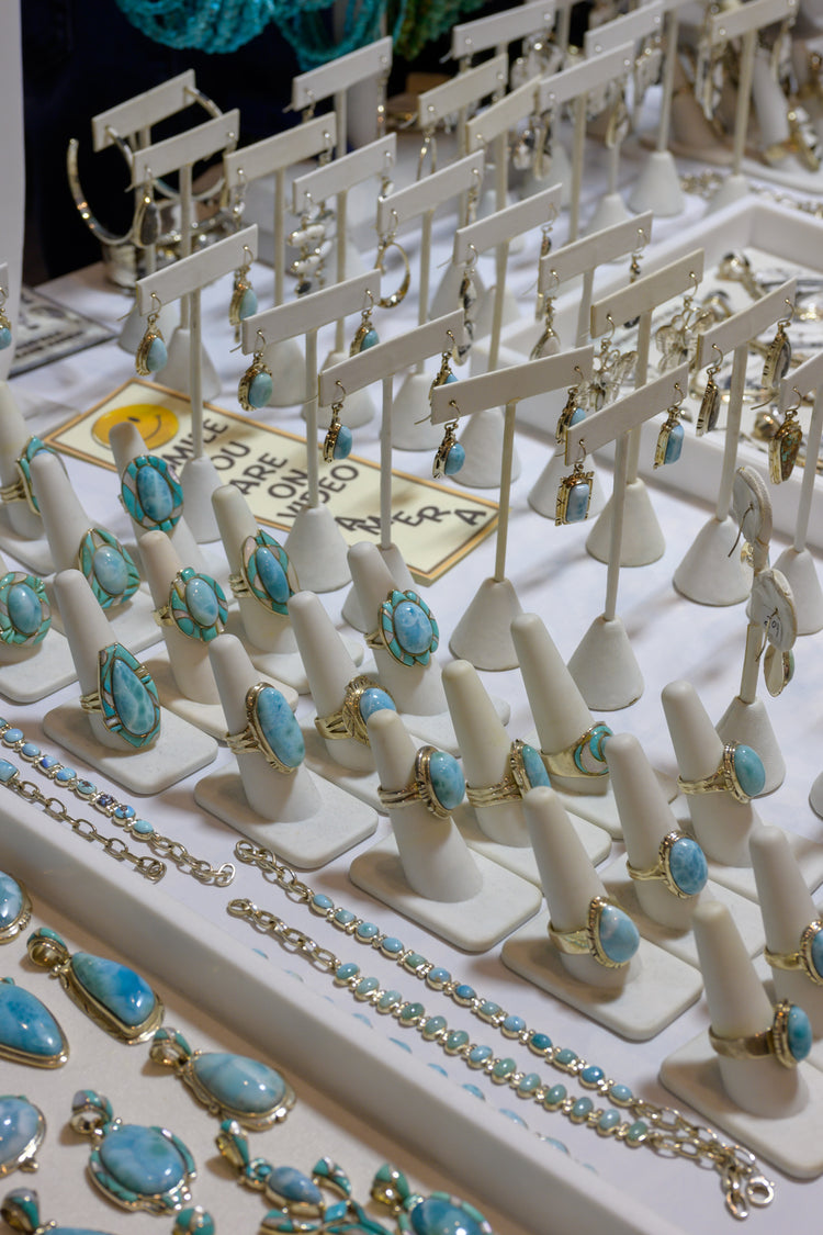 Caribbean Sky Larimar Bracelet By Ed Design