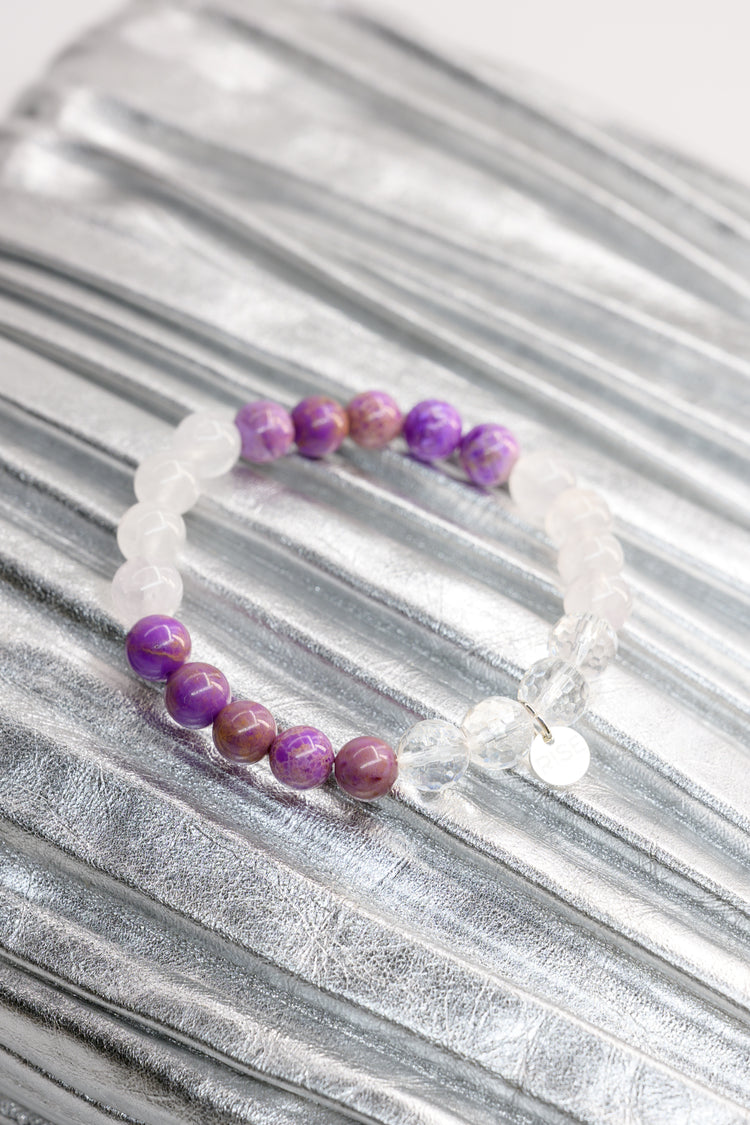 Visionary Spark Bracelet | Phosphosiderite Lavender Amethyst