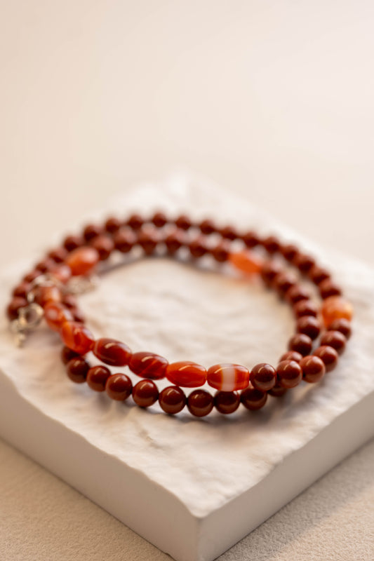 OnlyOne 2-1 Necklace | Red Jasper(A) Carnelian