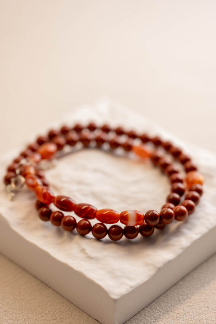 OnlyOne 2-1 Necklace | Red Jasper(A) Carnelian