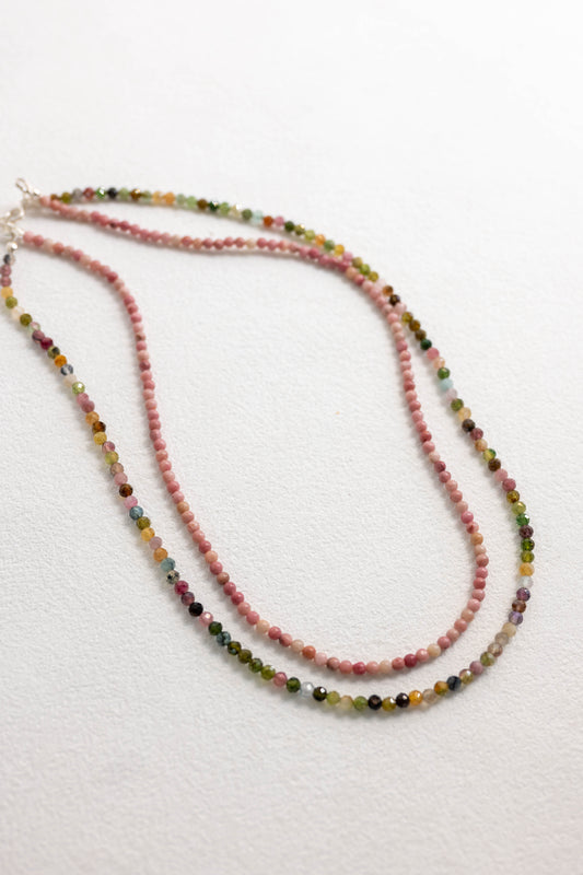 OnlyOne 3-7 Necklace | Tourmaline Rhodonite