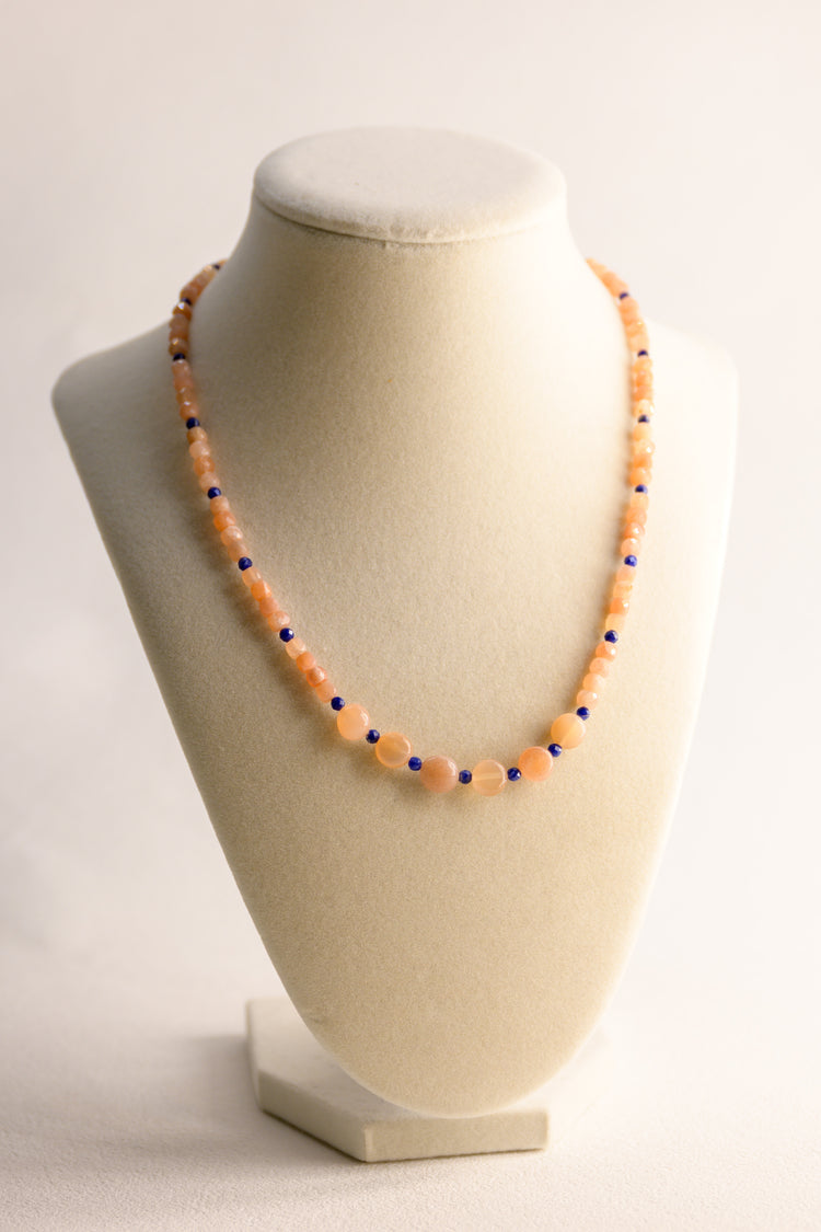 OnlyOne 1-12 Necklace | Peach Moonstone(A) Sodalite