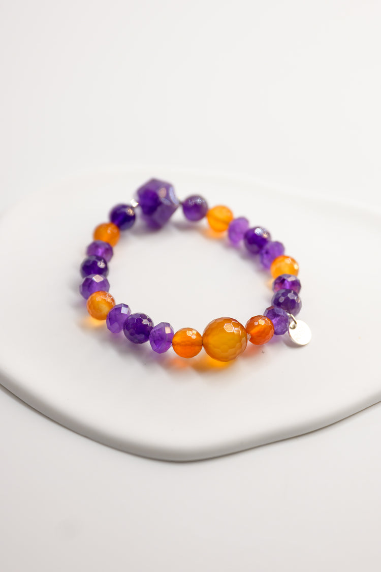 Visionary Spark Bracelet | Amethyst (A) Carnelian