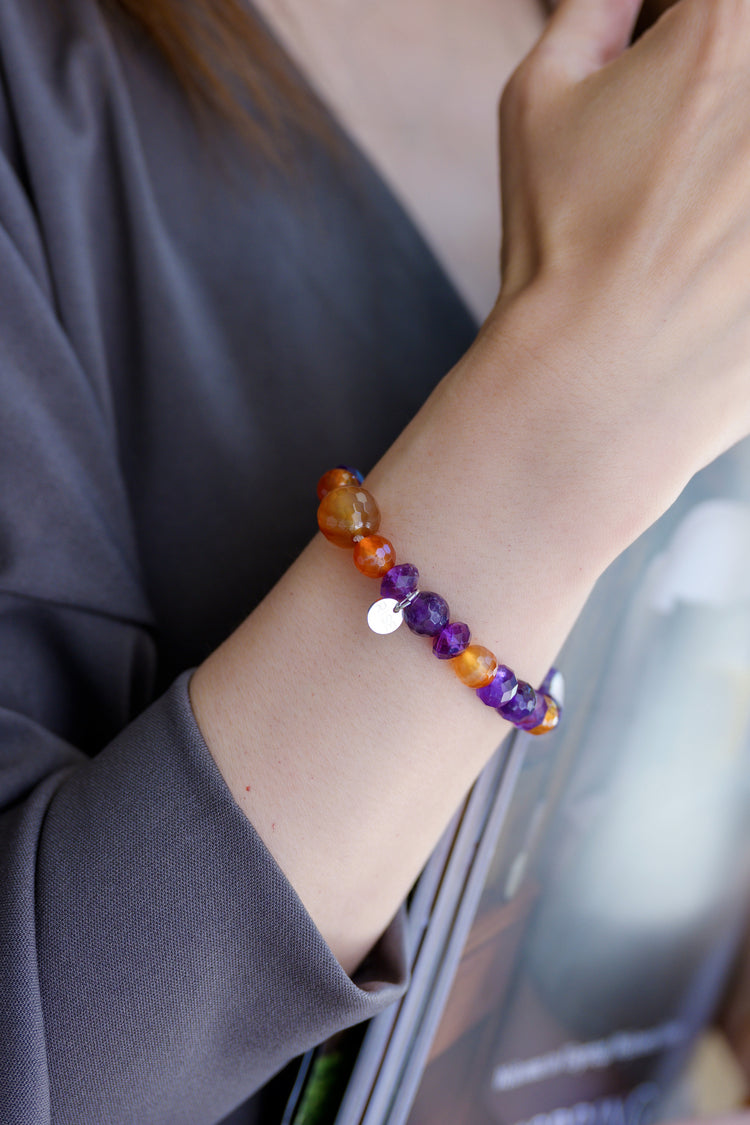 Visionary Spark Bracelet | Amethyst (A) Carnelian