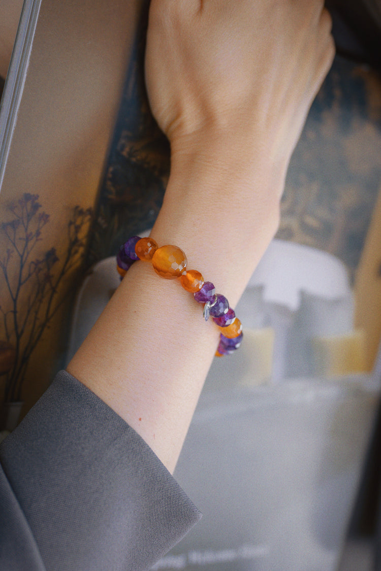 Visionary Spark Bracelet | Amethyst (A) Carnelian