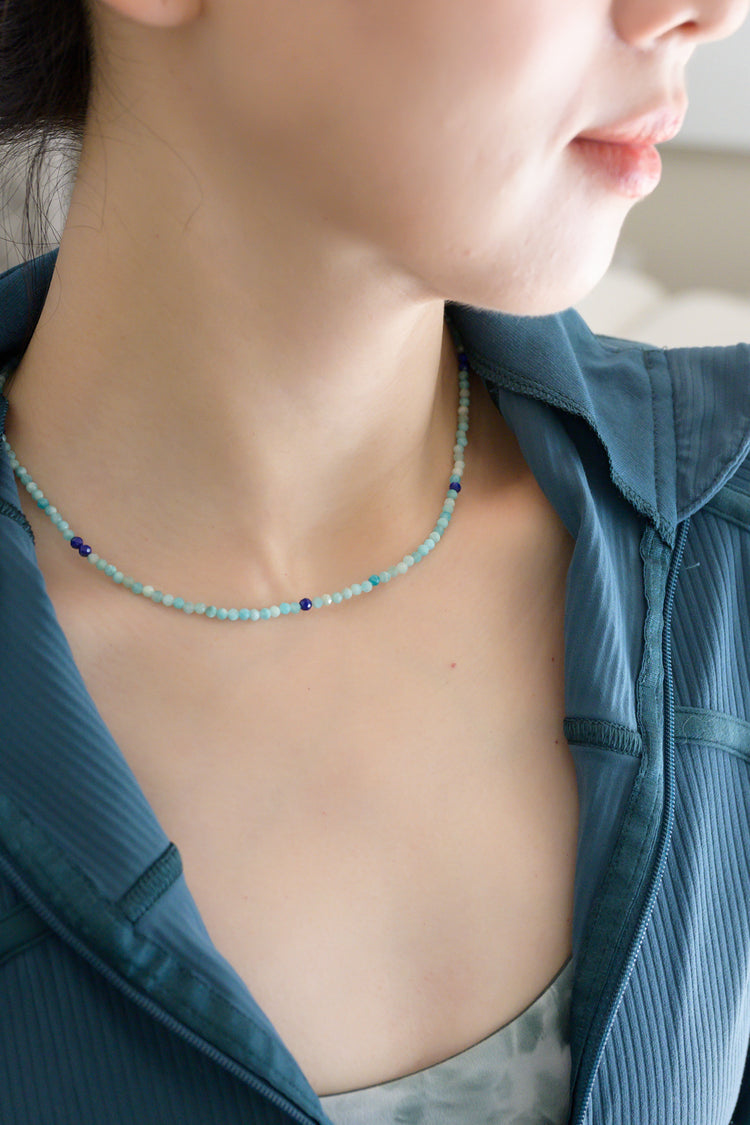 Basic1.0 | Peruvian Amazonite(AAA) Necklace