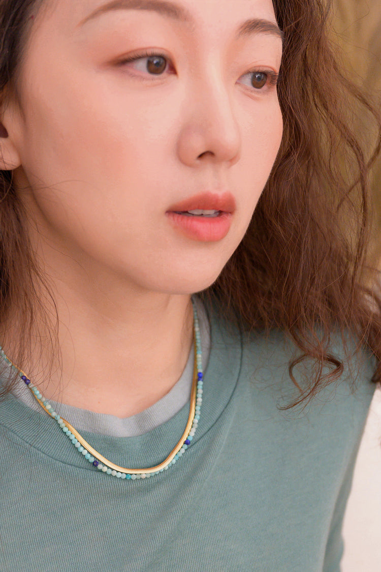 Basic1.0 | Peruvian Amazonite(AAA) Necklace