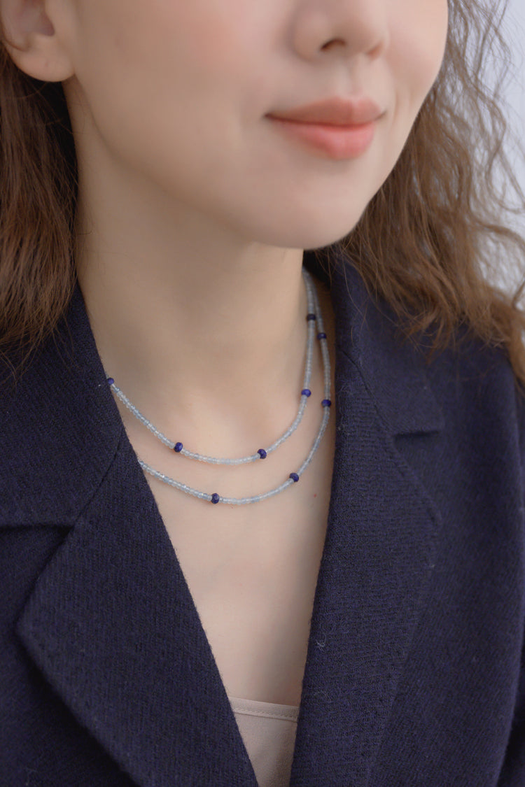 Basic1.0 | Aquamarine(AA) Necklace