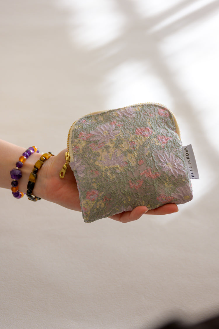 【M】Jacquard Cotton Jewel Pouch