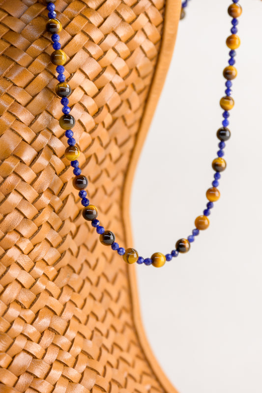 Tide Power 2.0 Necklace | Tiger Eye(A) Sodalite
