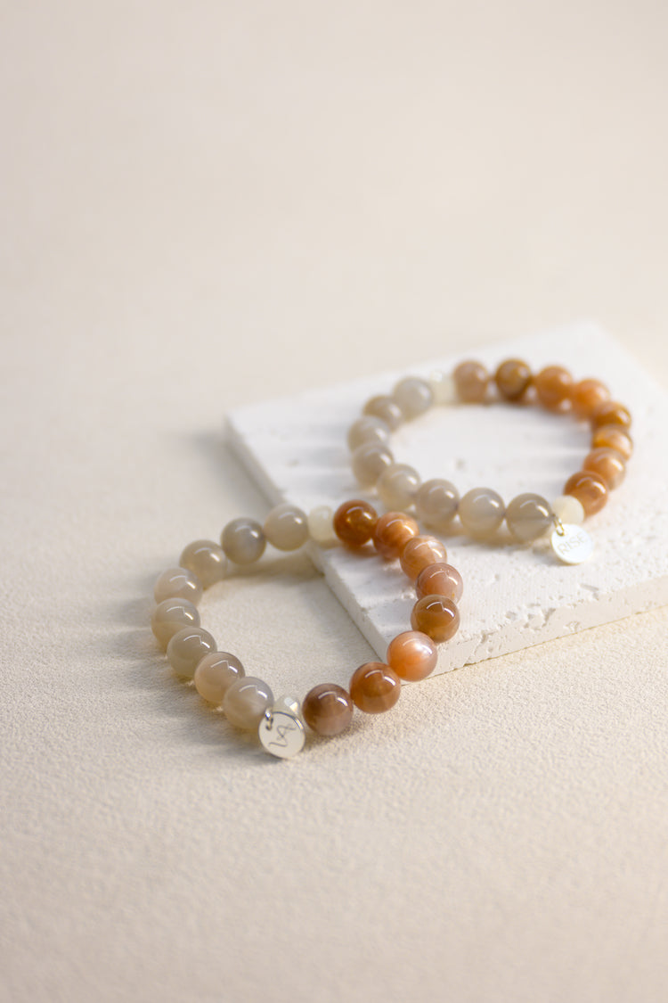 Harmony Ward Bracelet | Triple Moonstones(A)