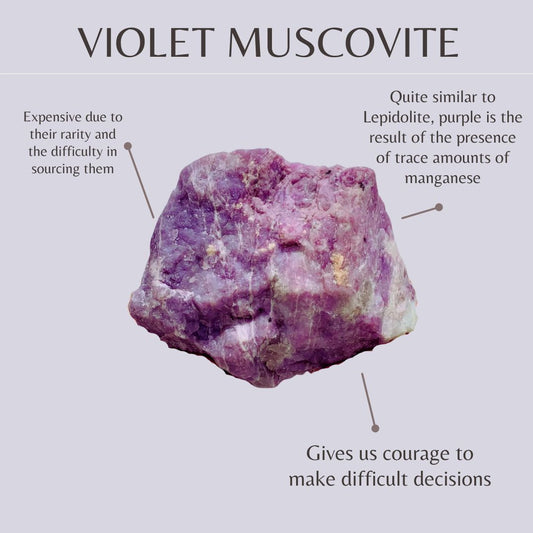 the meaning of Violet Muscovite gemstone