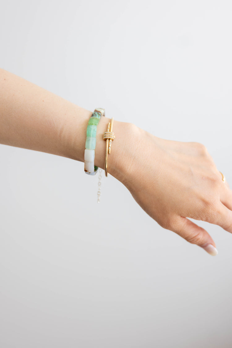 Australian Meadow Song Bracelet | Australian Chrysoprase
