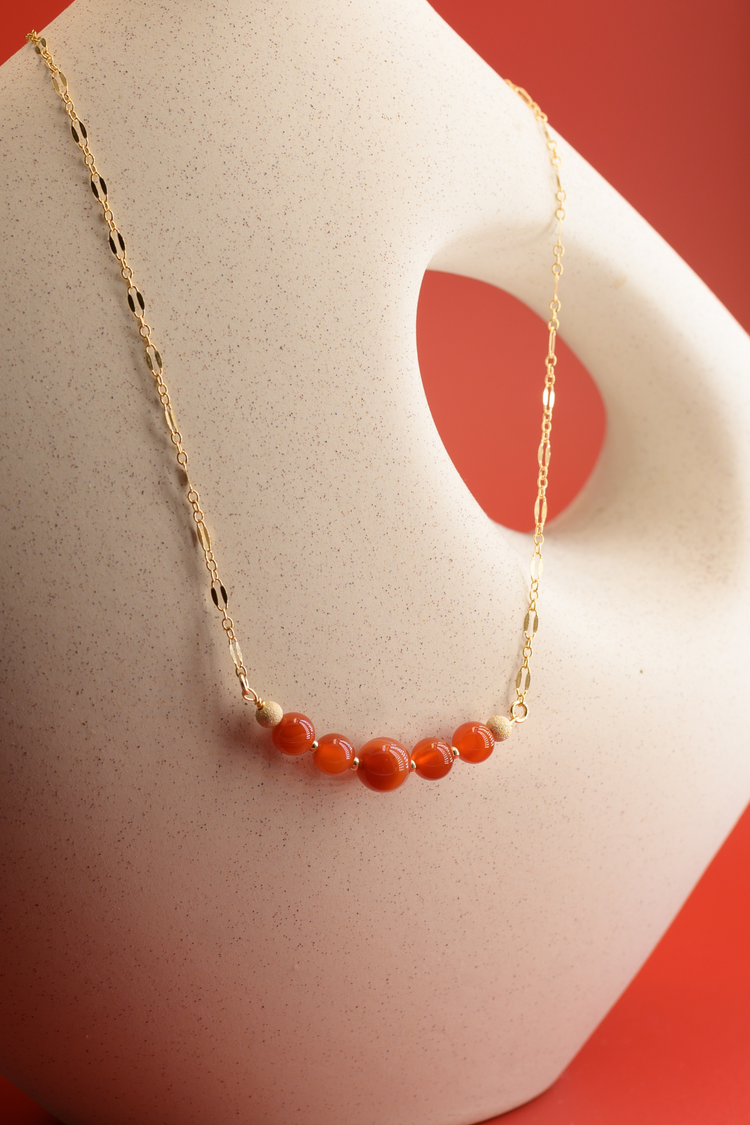 Carmen Carnelian Necklace