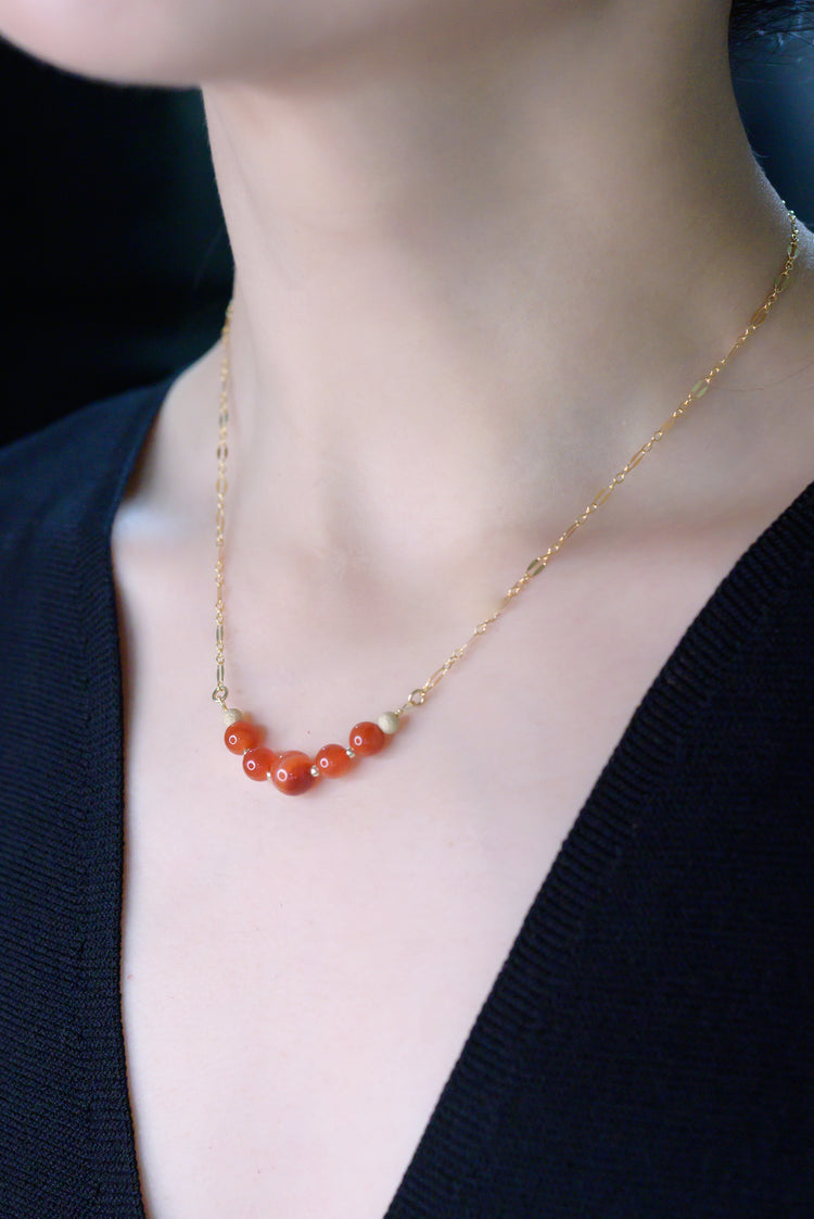 Carmen Carnelian Necklace