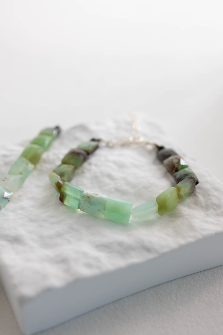 Australian Meadow Song Bracelet | Australian Chrysoprase