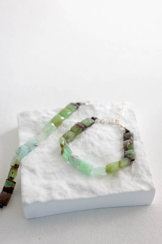 Australian Meadow Song Bracelet | Australian Chrysoprase