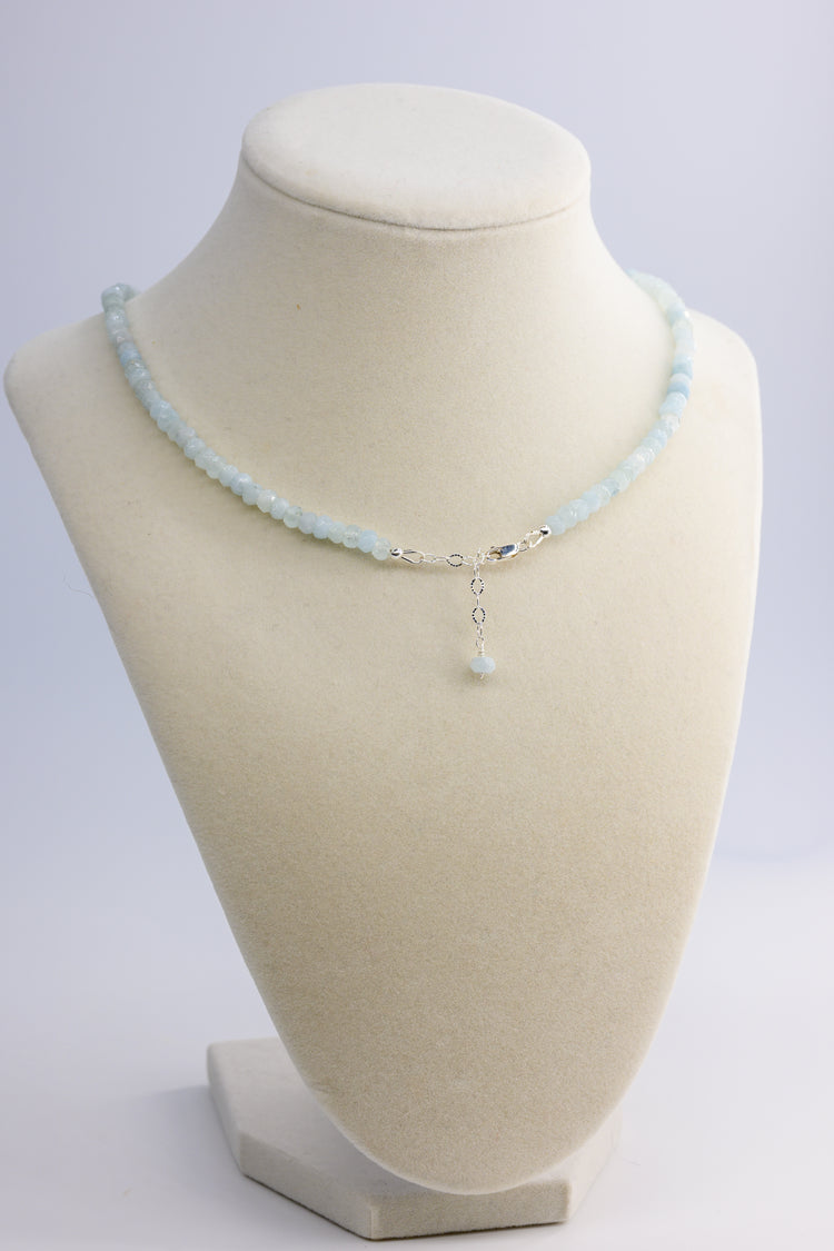 Crystal Clear Shores Necklace | Aquamarine Rock Crystal