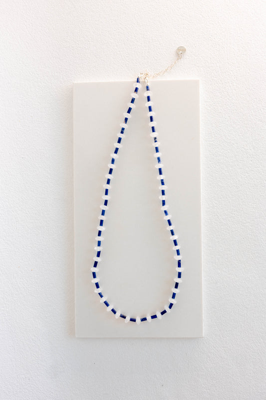 Deep Logic Lariat Necklace | Sodalite (A) Rock Crystal Quartz