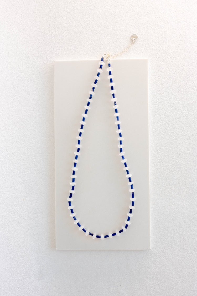Deep Logic Lariat Necklace | Sodalite (A) Rock Crystal Quartz