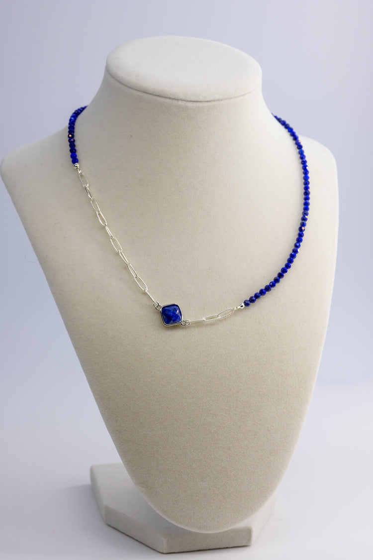 Deep Sea's Whisper Necklace | Lapis Focal Link