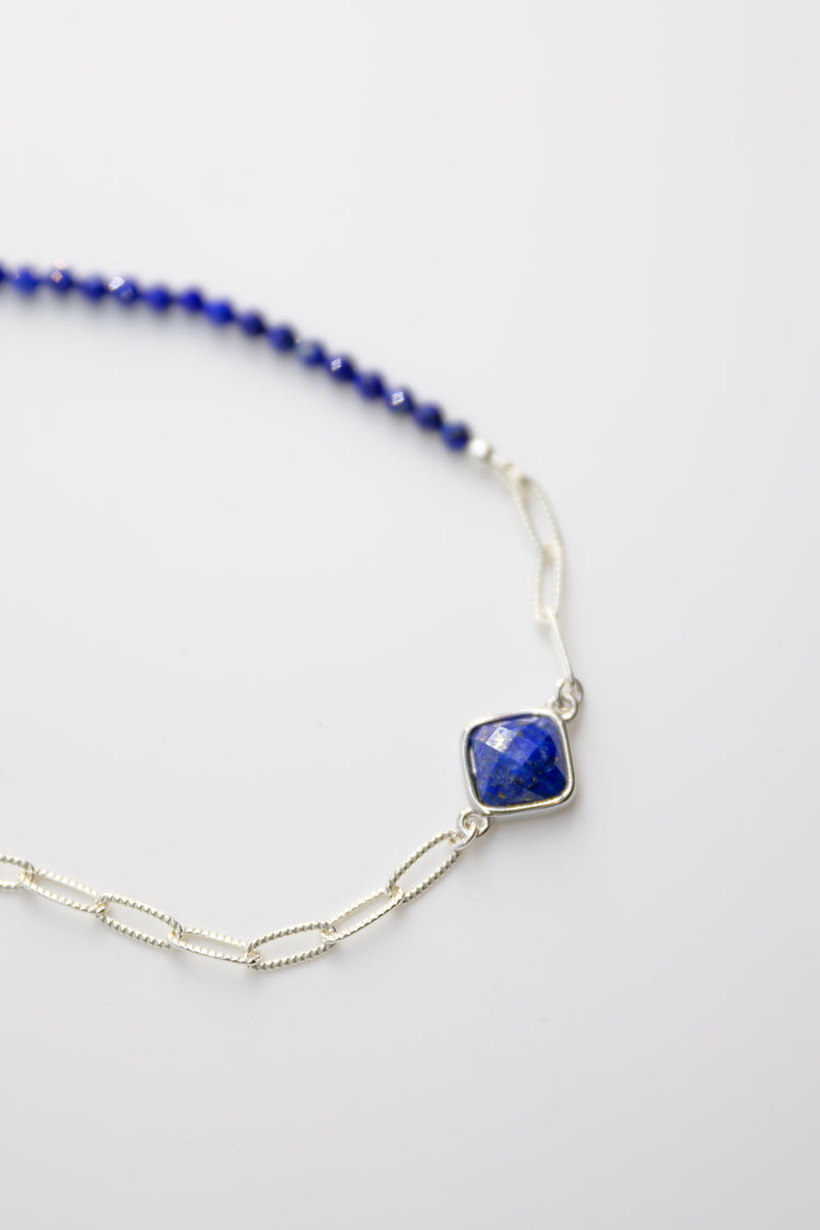 Deep Sea's Whisper Necklace | Lapis Focal Link