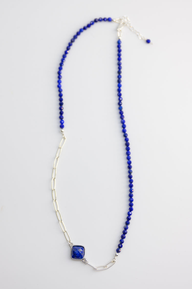 Deep Sea's Whisper Necklace | Lapis Focal Link