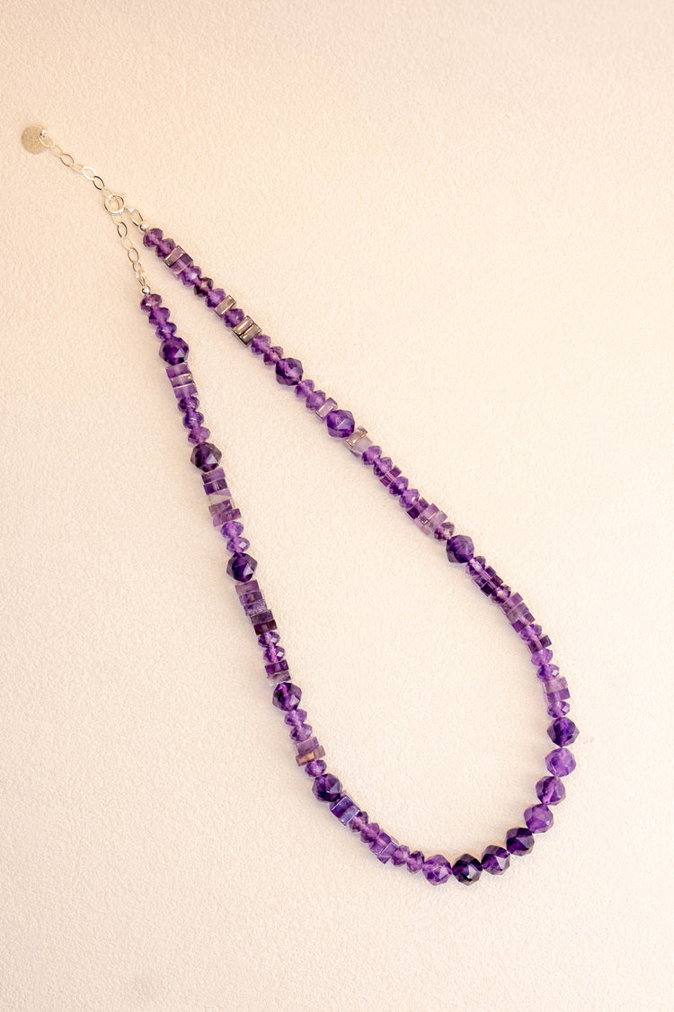 Geometric Dream Necklace | Amethyst(A)
