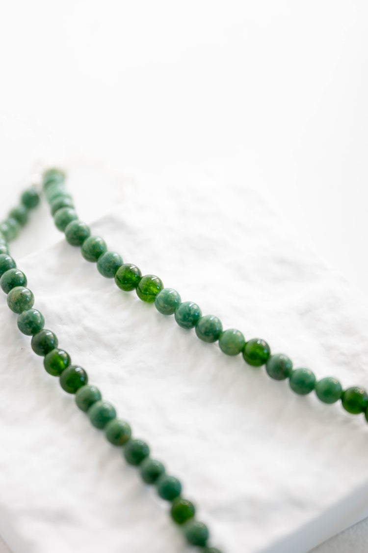 Jade Canopy Aura Necklace | Canada B.C. Jade(AA) African Jade (A)