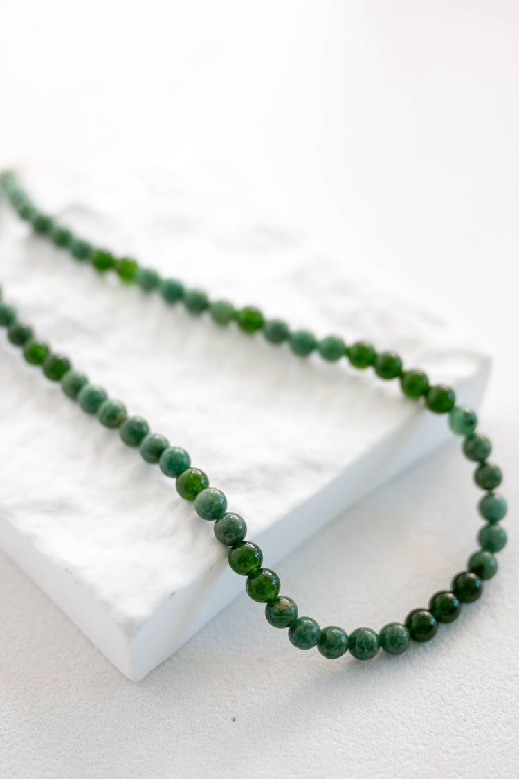 Jade Canopy Aura Necklace | Canada B.C. Jade(AA) African Jade (A)
