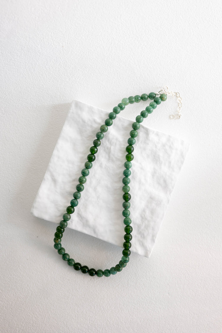 Jade Canopy Aura Necklace | Canada B.C. Jade(AA) African Jade (A)