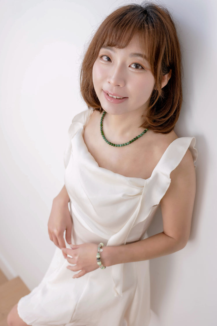 Jade Canopy Aura Necklace | Canada B.C. Jade(AA) African Jade (A)