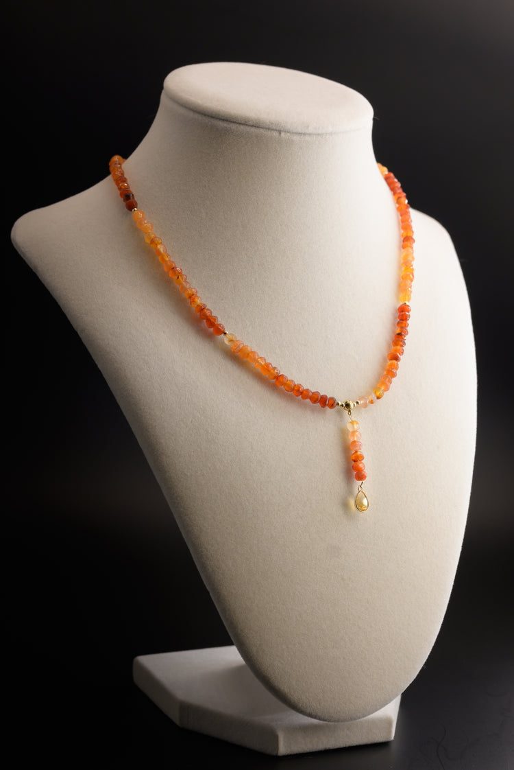 La Fenice Fire Carnelian Necklace