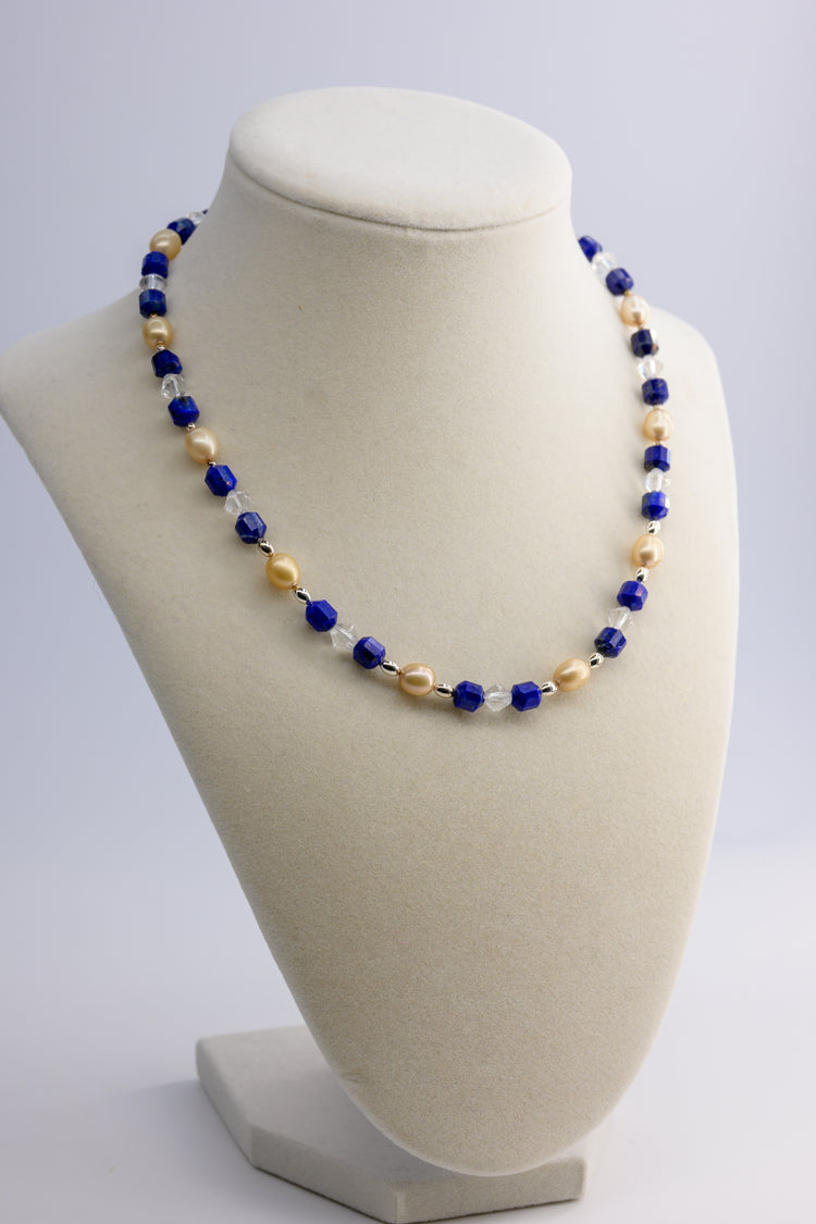 Mystic Ocean Glow Choker | Lapis Rock Crystal