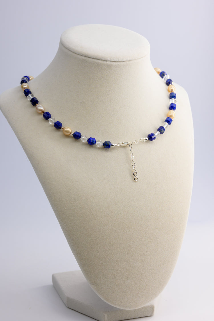 Mystic Ocean Glow Choker | Lapis Rock Crystal