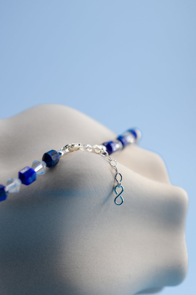 Mystic Ocean Glow Choker | Lapis Rock Crystal