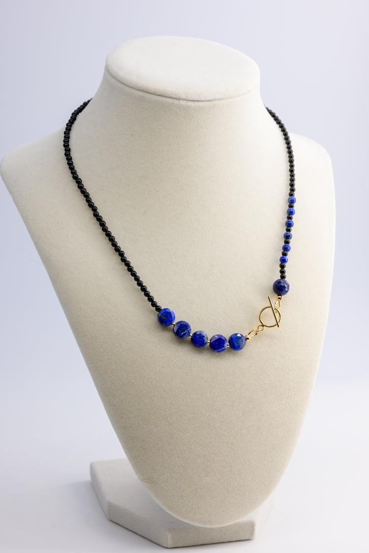 Ocean Starlight Necklace | Lapis Onyx