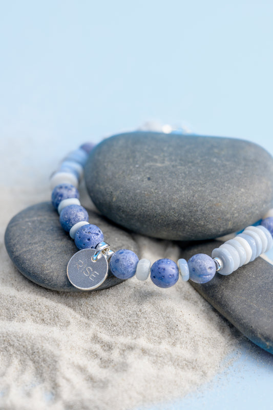 Ocean to Sky Necklace | Owyhee Blue Opal