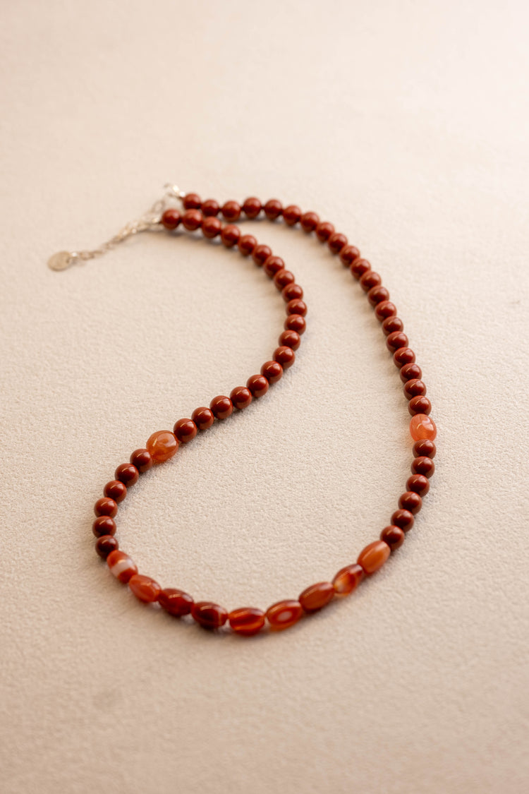 OnlyOne 2-1 Necklace | Red Jasper(A) Carnelian