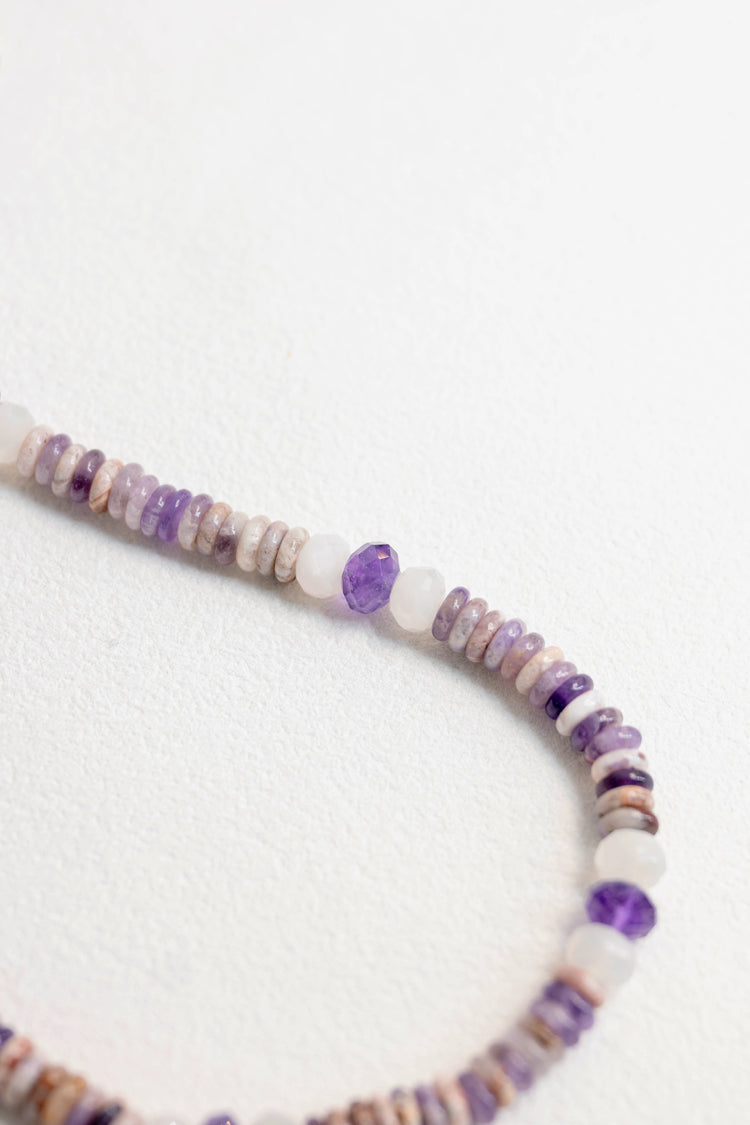 OnlyOne 3-11 Necklace | Amethyst (A) White Moonstone (A)
