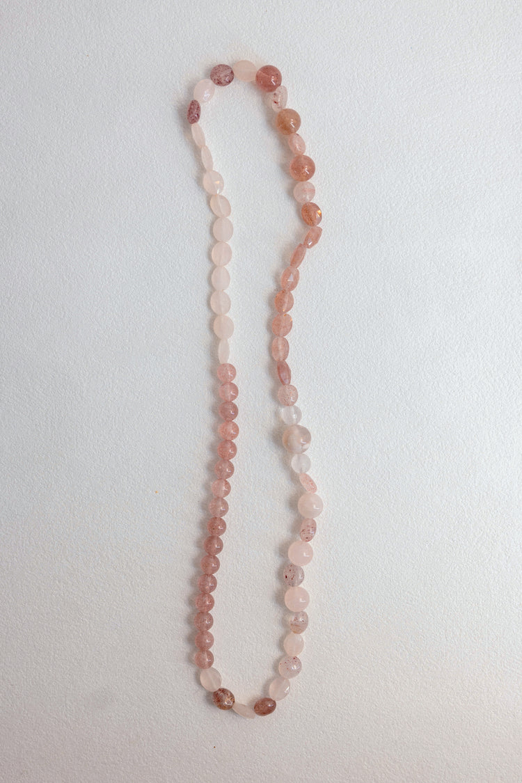 OnlyOne 3-6 Necklace/Bracelet | Rose Quartz Strawberry Quartz