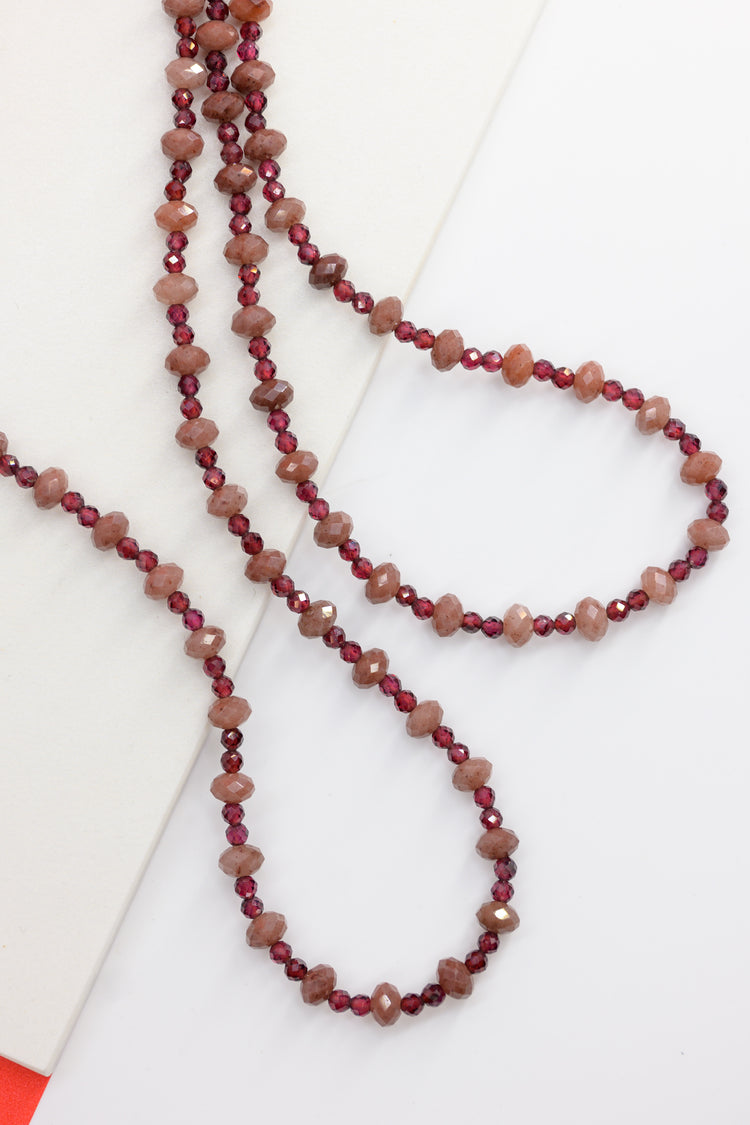 Passion's Pulse Necklace | Ruby Garnet