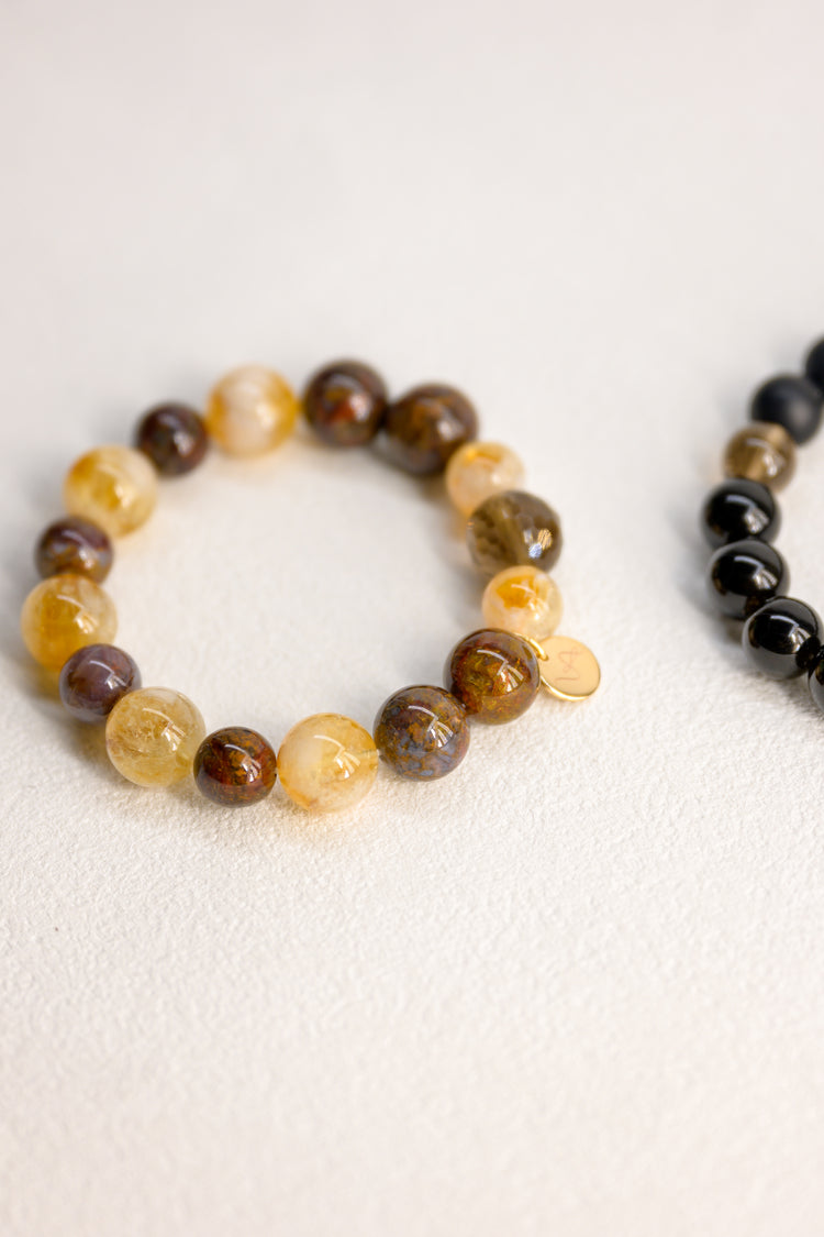 Golden Ambition Bracelet | Pietersite Cloudy Citrine Smoky Quartz