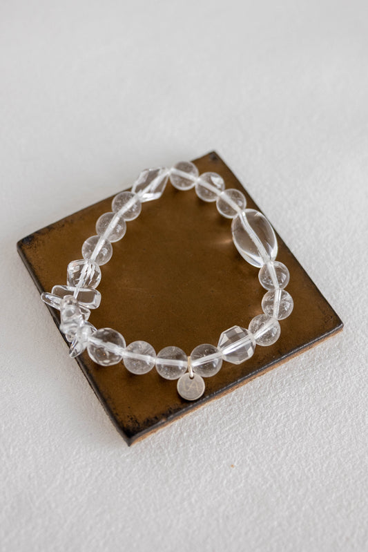 Harmony Ward Bracelet | Rock Crystal Quartz Mix 3.0