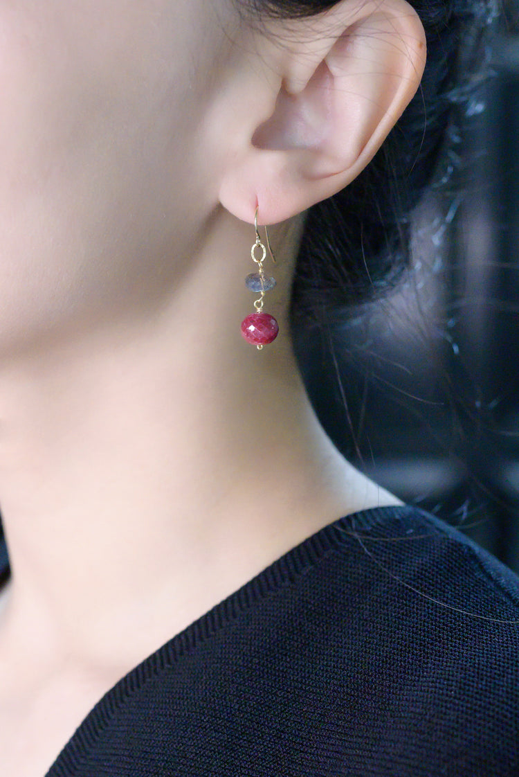 Ruby Reserve Drop Earrings