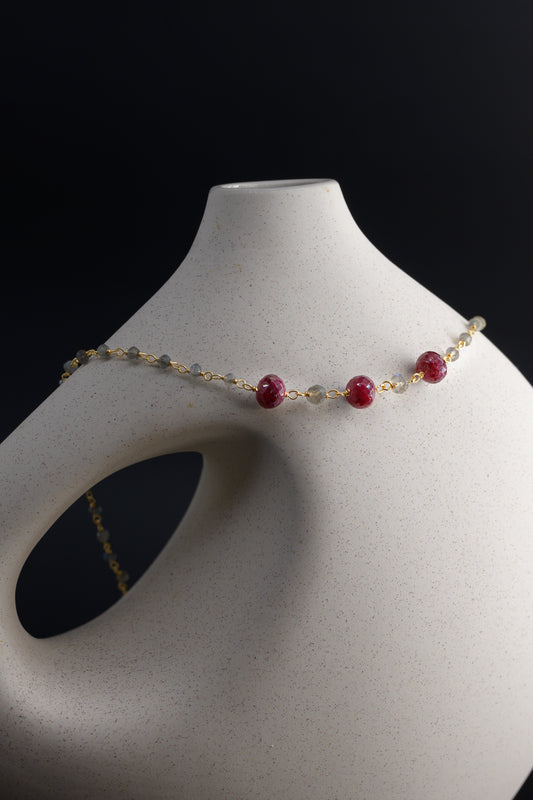 Ruby Reserve Drop Necklace